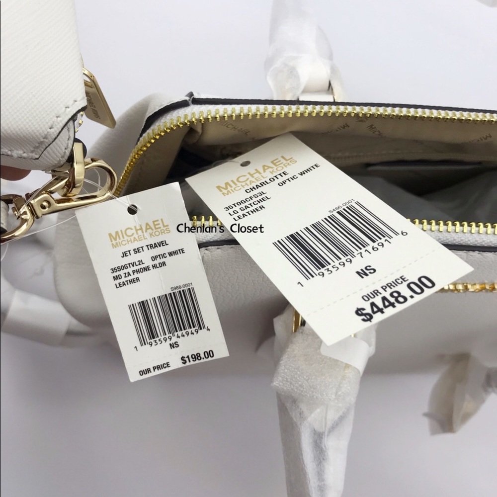 NWT Michael Kors Charlotte LG Set - Picture 3 of 10